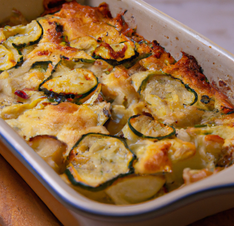 Blumenkohl-Zucchini-Auflauf