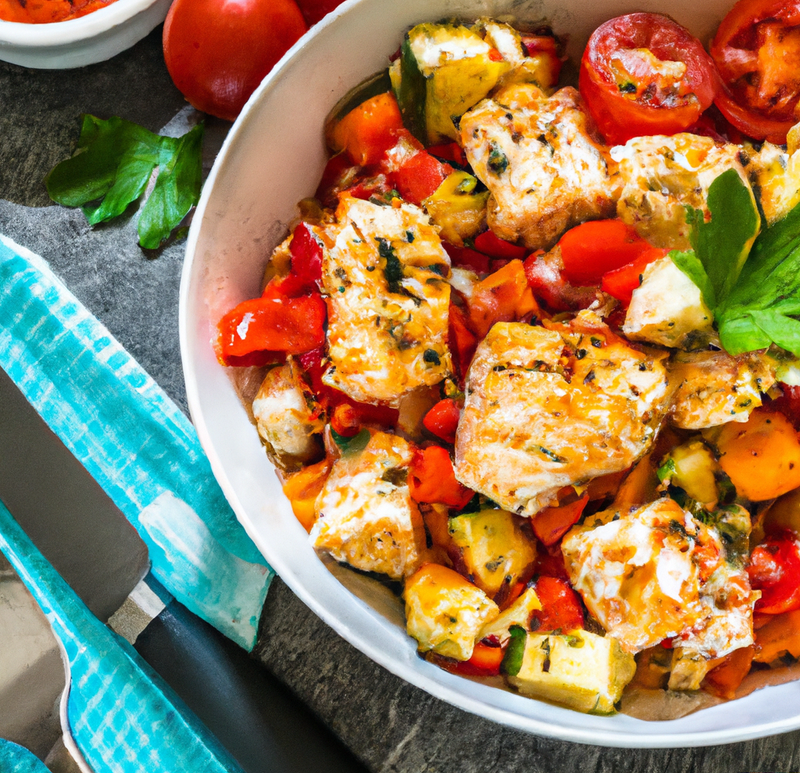 Schnelles Hähnchen-Gemüse-Pfannengericht