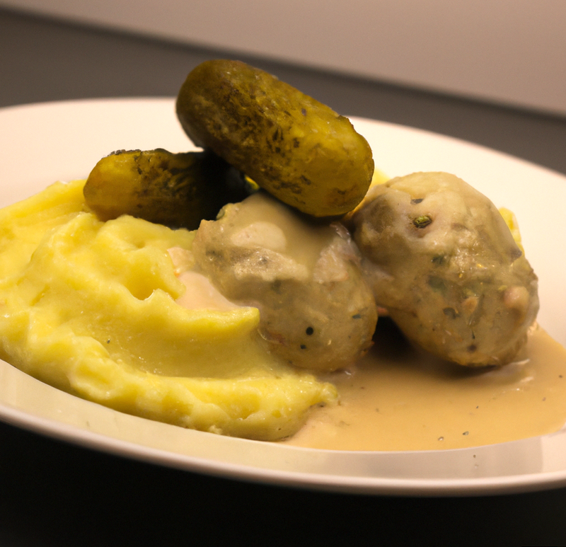 Königsberger Klopse mit Kartoffelpüree
