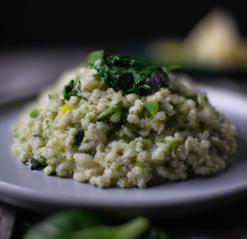 Spanakorizo (Spinat mit Reis)